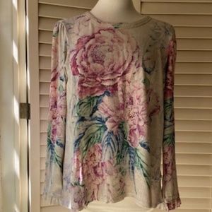Floral Print Pullover Sweater 🆕